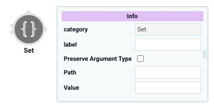 A static image displaying the Data Workflow component's Create Field Operator icon and configuration window.