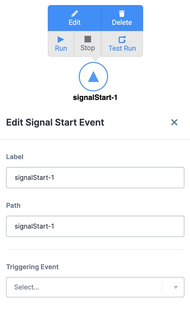 A static image displaying the End node on the workflow canvas, and the End node's confiugration panel with default settings.