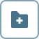 A static image displaying the create folder icon.
