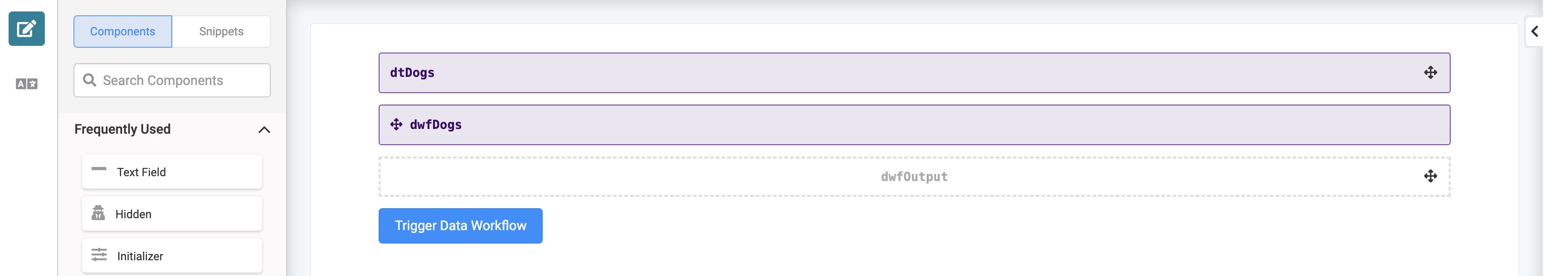 A static image displaying the completed configuration in the Module Builder.