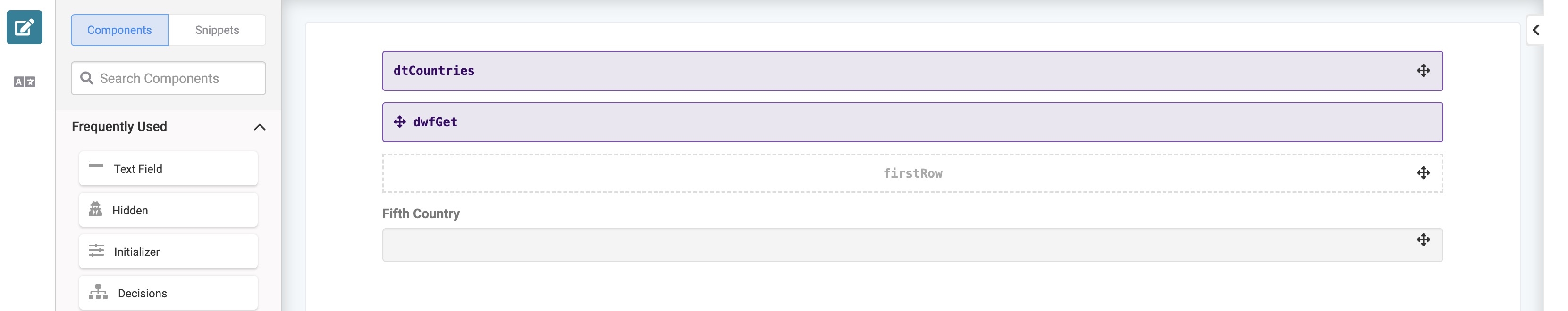 A static image displaying the completed configuration on the Module Builder canvas.