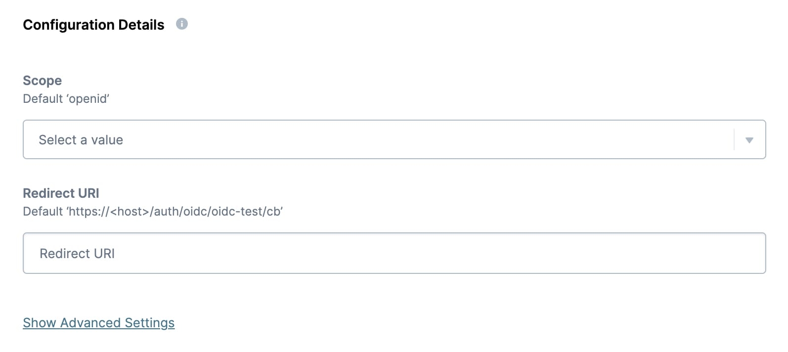 A static image displaying the New Express SSO Configure Protocol Config Details section.